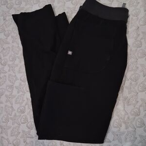 Figs XS Straight Leg Black Scrubs